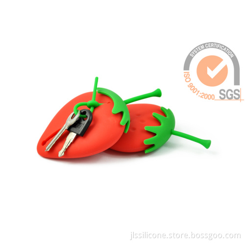 Fashion Silicone Key Case Strawberry Style 